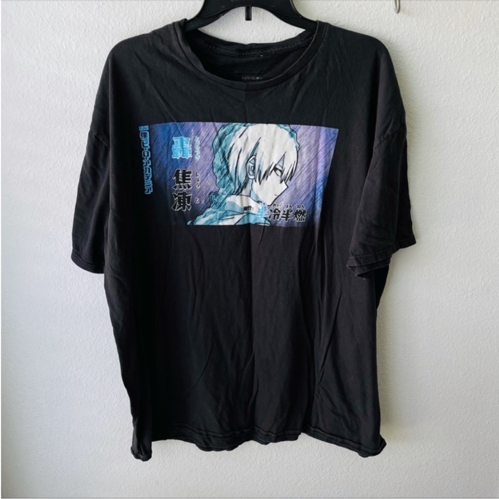 Anime Graphic Black T-Shirt